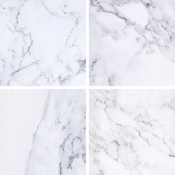 Collection of white marble texture and background.