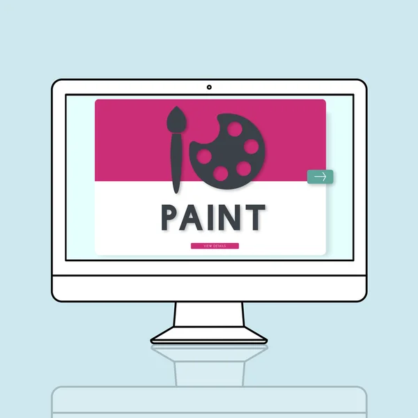 Design Template with Paint