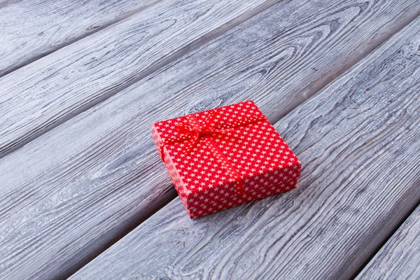 Little red box with a gift.
