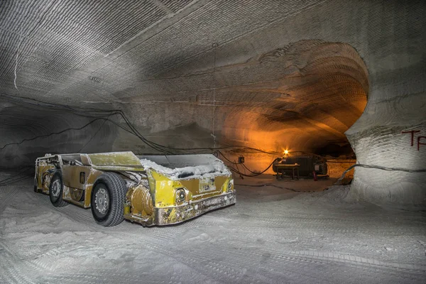 Mine machines in underground mines. Ukraine, Donetsk