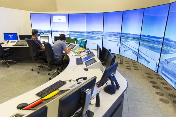 Air traffic controllers monitors