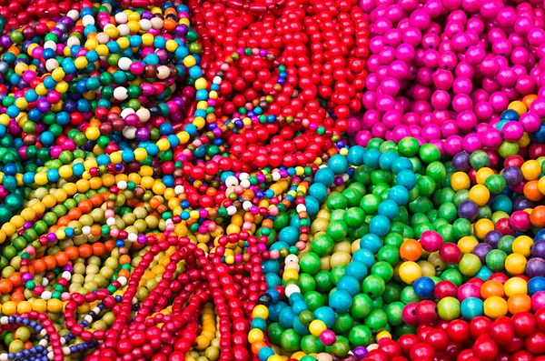 Background of colorful beads