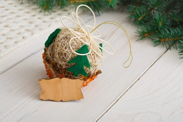 Creative diy hobby. Handmade craft christmas decoration ball