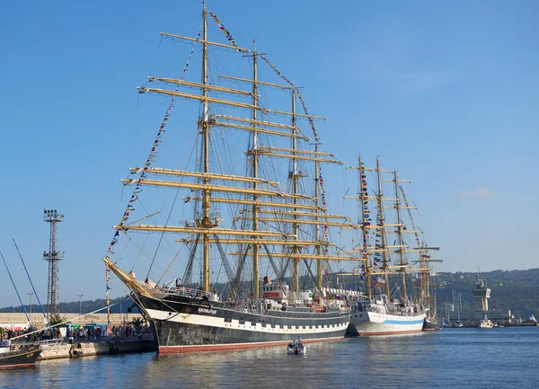 Varna, Bulgaria - October 02.2016: international Tall Ships fleet is returning to the Black Sea 2016.