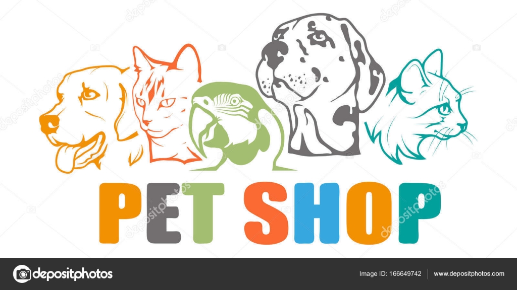 Pet shop зоомагазин лого