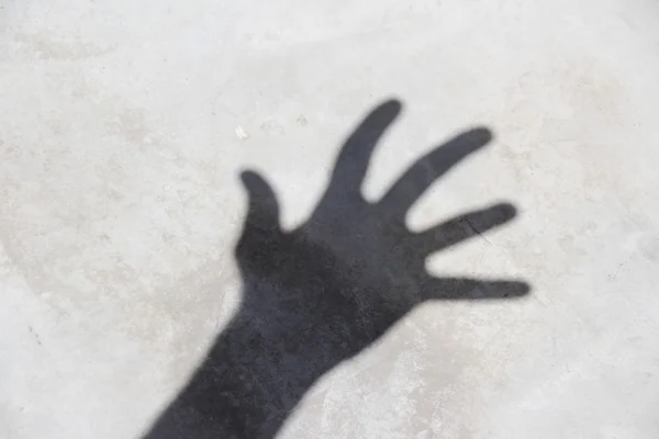Human hand shadow