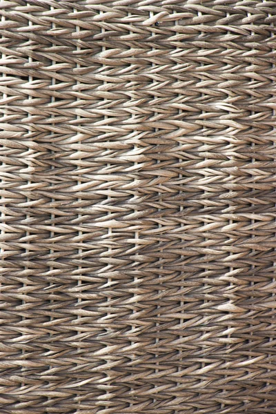 Texture of wicker furniture close up