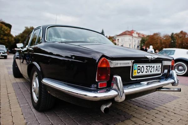 Tarnopol, Ukraine - October 09, 2016: Classic retro car Jaguar X
