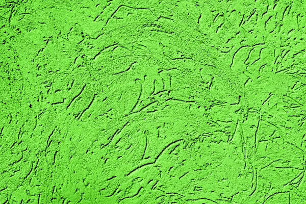 Texture of old vintage green plaster wall