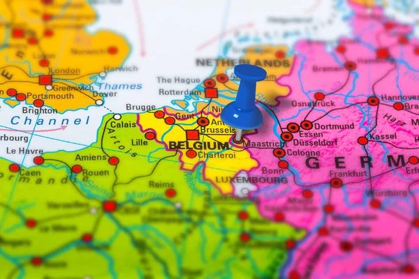 Maastricht Belgium map