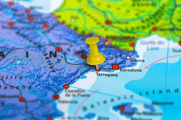 Terragona Spain map