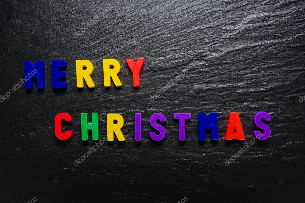 Buon natale struttura di ardesia nera sfondo pietra grung ... Ardesia nera a parete