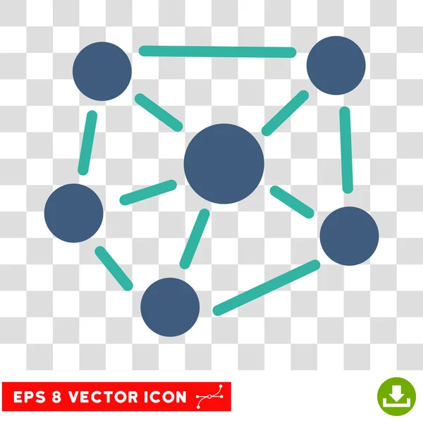 Social Graph Eps Vector Icon