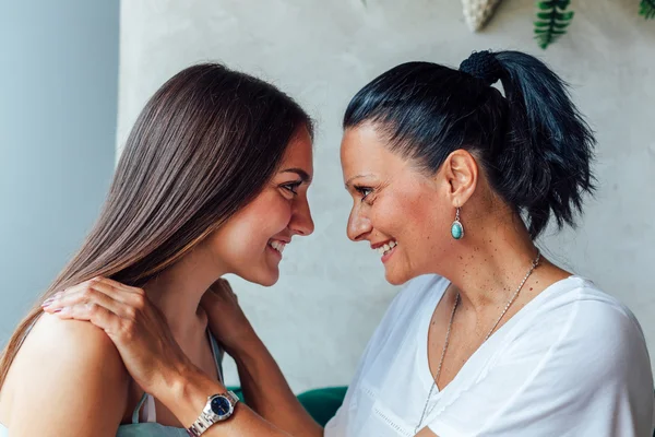 Love of mother and daughter