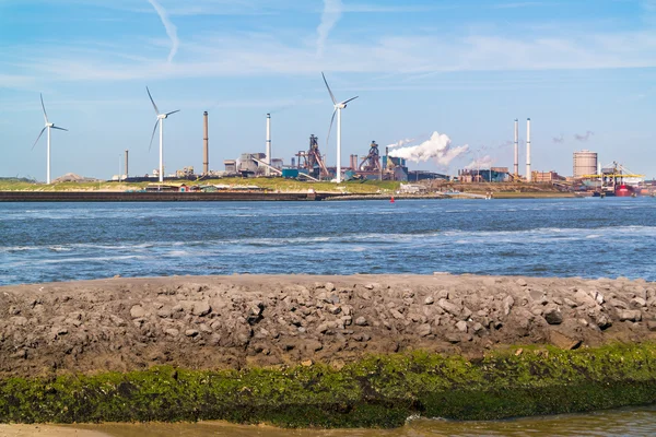 Steel industry in IJmuiden, Netherlands