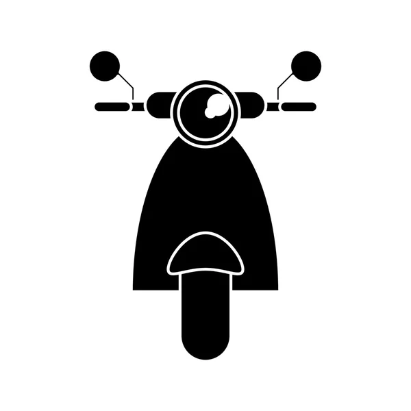 Isolated Motorcycle vehicle design