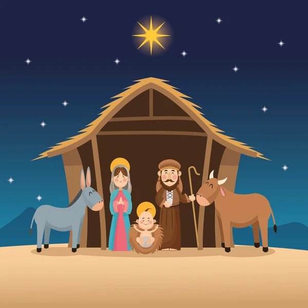 Baby jesus mary and joseph design