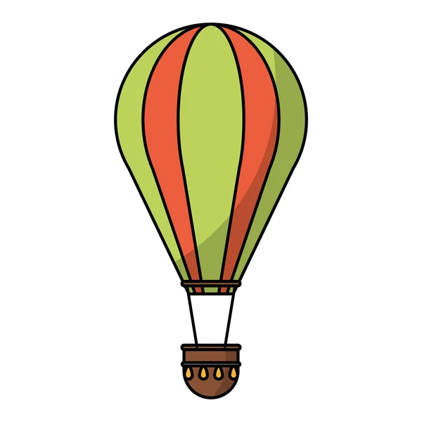 Isolated hot air balloon design