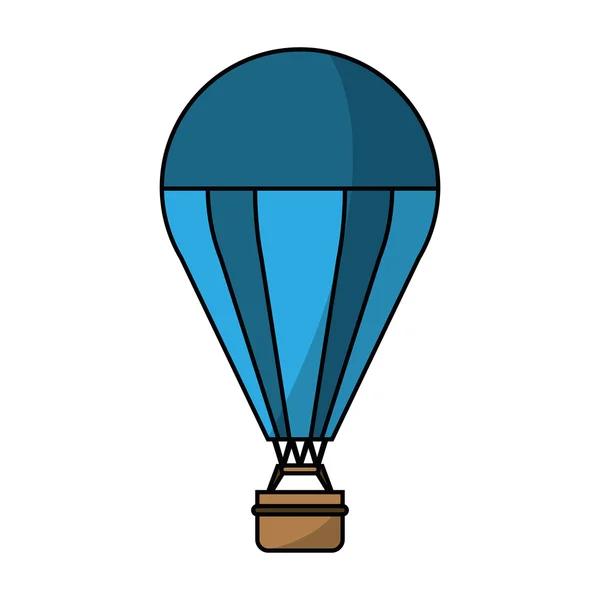 Isolated hot air balloon design