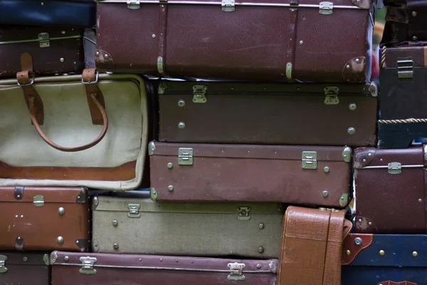 Old vintage bag suitcases