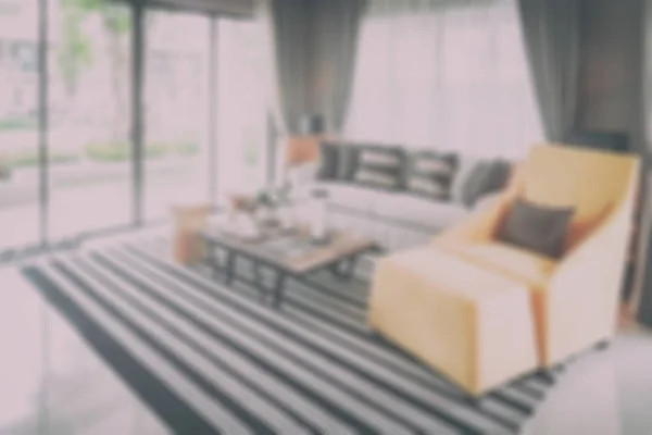Blurred sofa set in living room