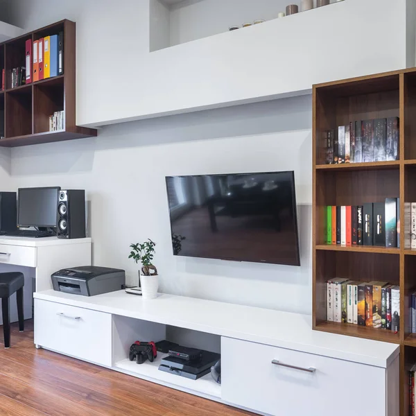 Multifunctional room with TV