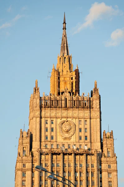 Moscow, Russia - August 16, 2013: Building of the Ministry of Foreign Affairs, Russia, Moscow.