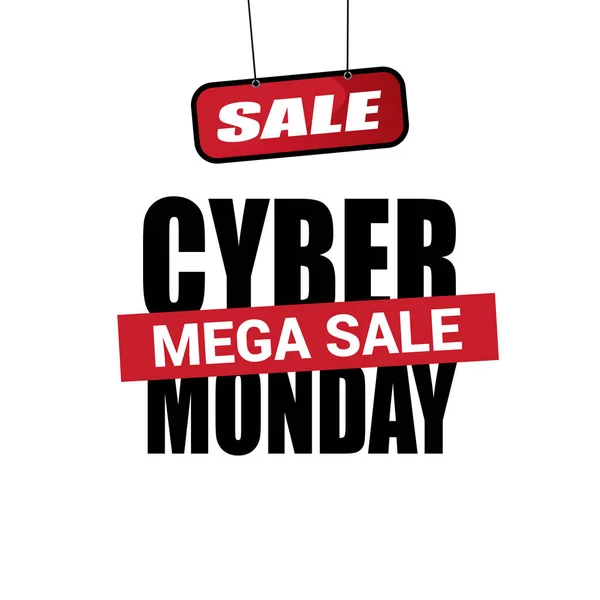 网络星期一出售的旗帜 - 图库矢量图像 ibrandi