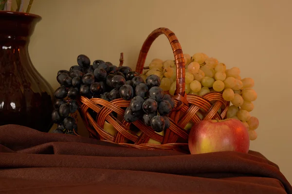 Still life fruit basket