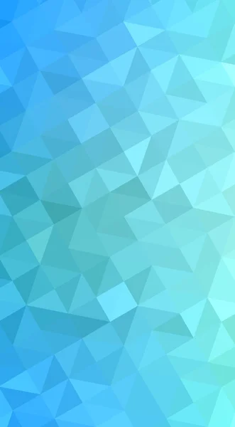 Multicolor green, blue polygonal design illustration, which consist of triangles and gradient in origami style.