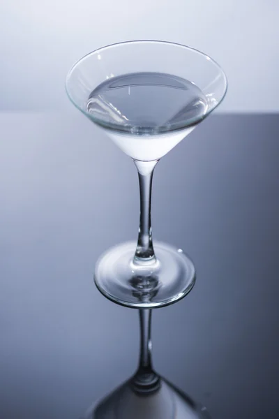 Martini glass for drinking alcohol