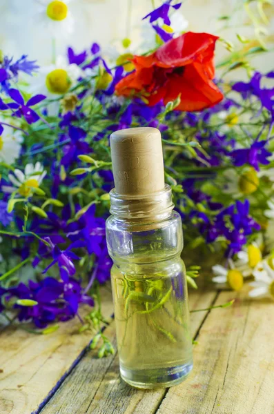 Aromatic oil with the scent of flowers
