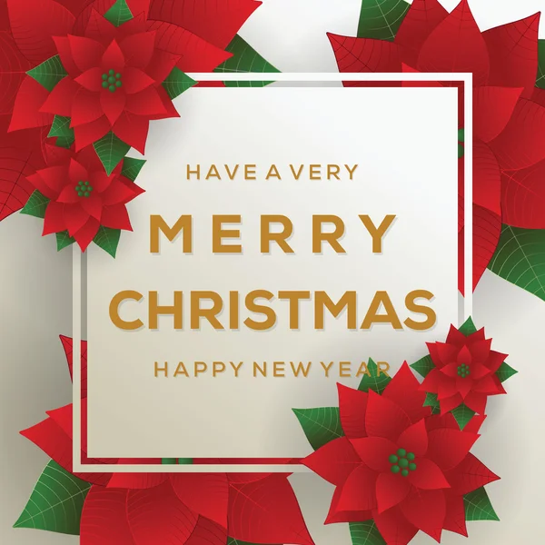 Merry Christmas Card Happy New Year Red Background Christmas Flowers Stock Images Page Everypixel