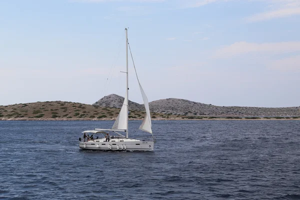 Sailing near the islands