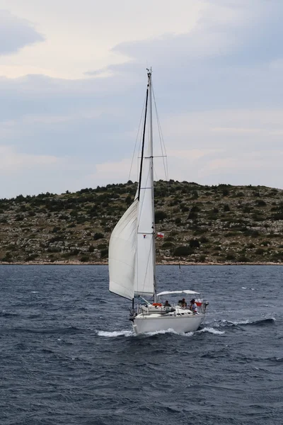 Sailing near the islands