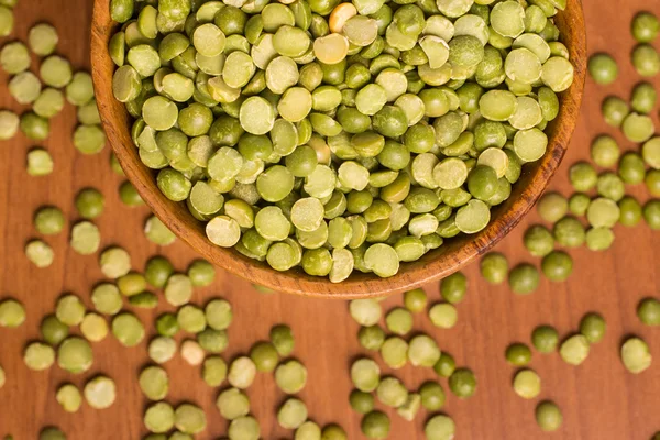 Dried Green Peas into a bowl