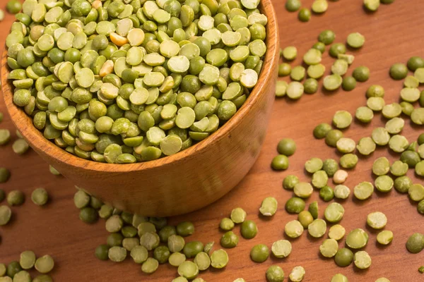 Dried Green Peas into a bowl