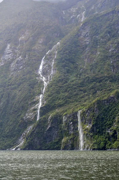 Milford Sound / Piopiotahi, a fiord in the south west of New Zealand\'s South Island, within Fiordland National Park