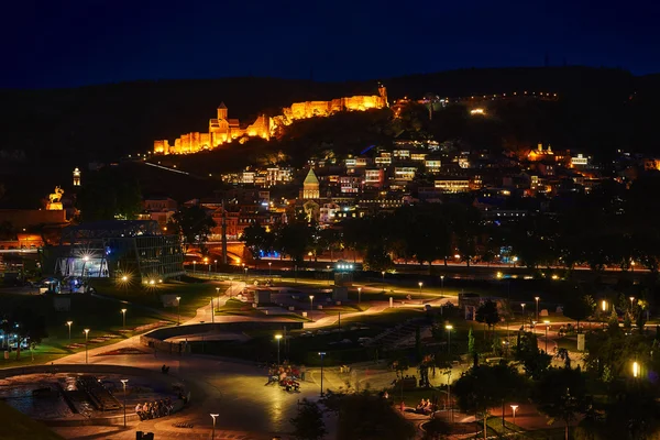 Night view of Tbilisi