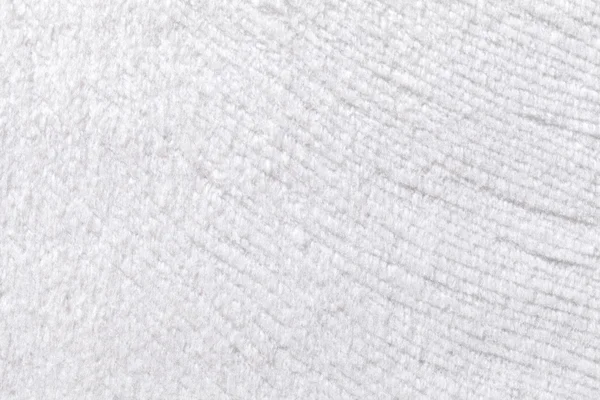 White background from soft textile material. Fabric with natural texture.