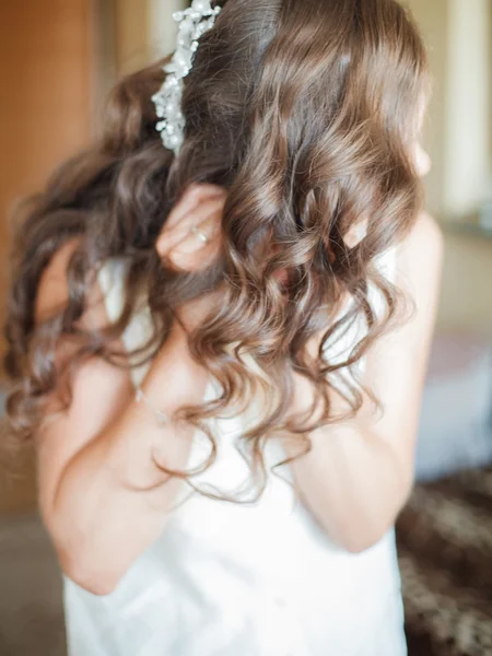 Beautiful hair bride
