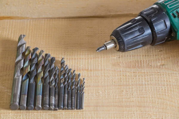 View of the drill bits