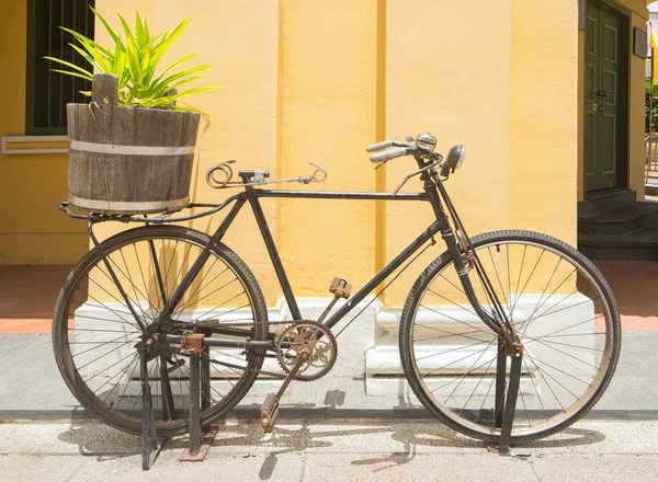 Vintage bicycle on the street