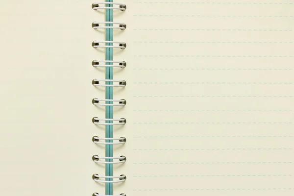 Blank open note book background