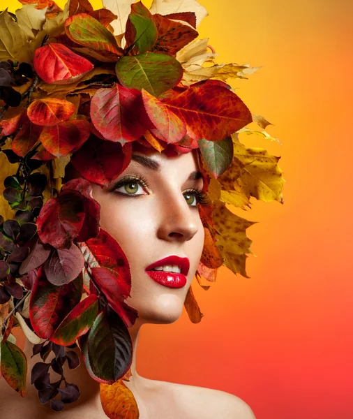 Autumn Woman Fashion Portrait