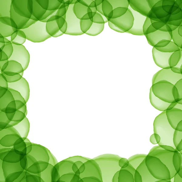 Green circle overlap color abstract background, with copy space