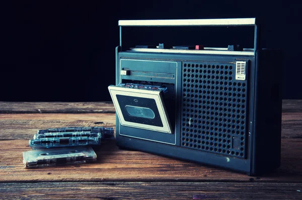 Old radio and cassette