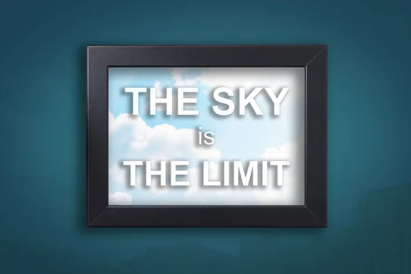 The sky is the limit in background sky frame