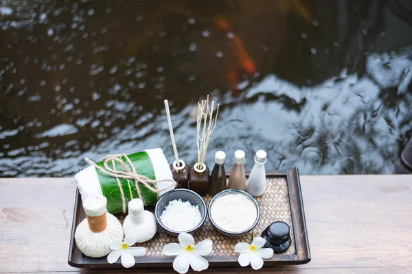 Spa massage compress balls, herbal ball and treatment spa, Thailand, select focus