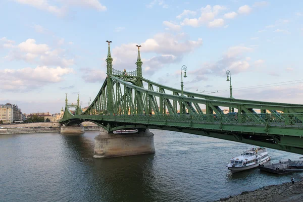 Chain Bridge in Budapest. Beautiful Budapest bridges. Best Szechenyi Bridge of Budapest. Bridge over the Danube.